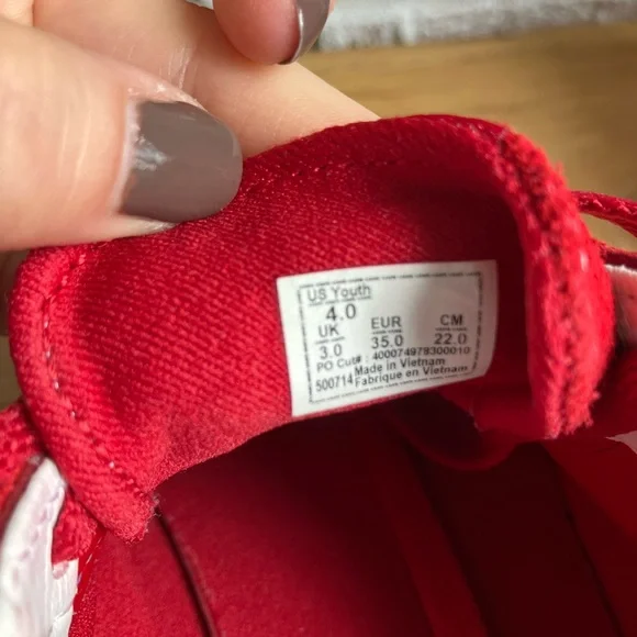 Vans Red and White Check Lace Up - Picture 5 of 7